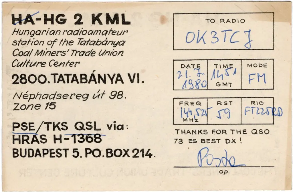 QSL lap