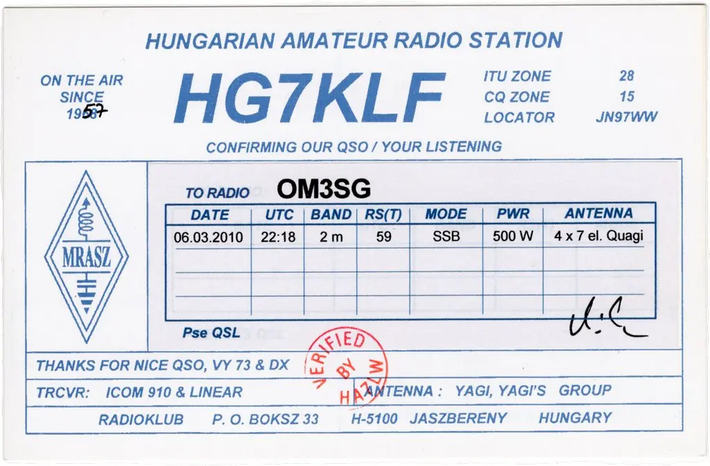 QSL lap