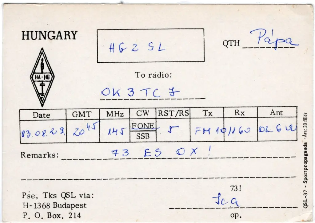 QSL lap