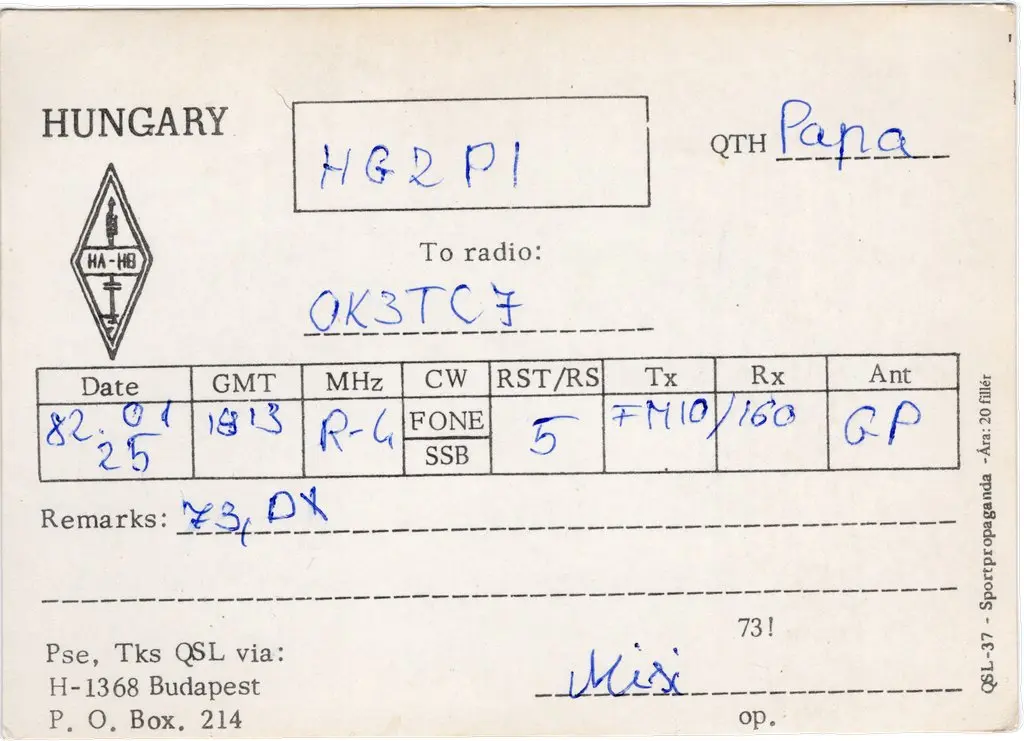 QSL lap
