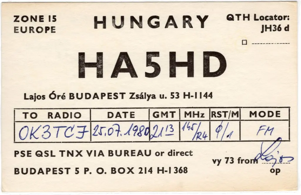 QSL lap
