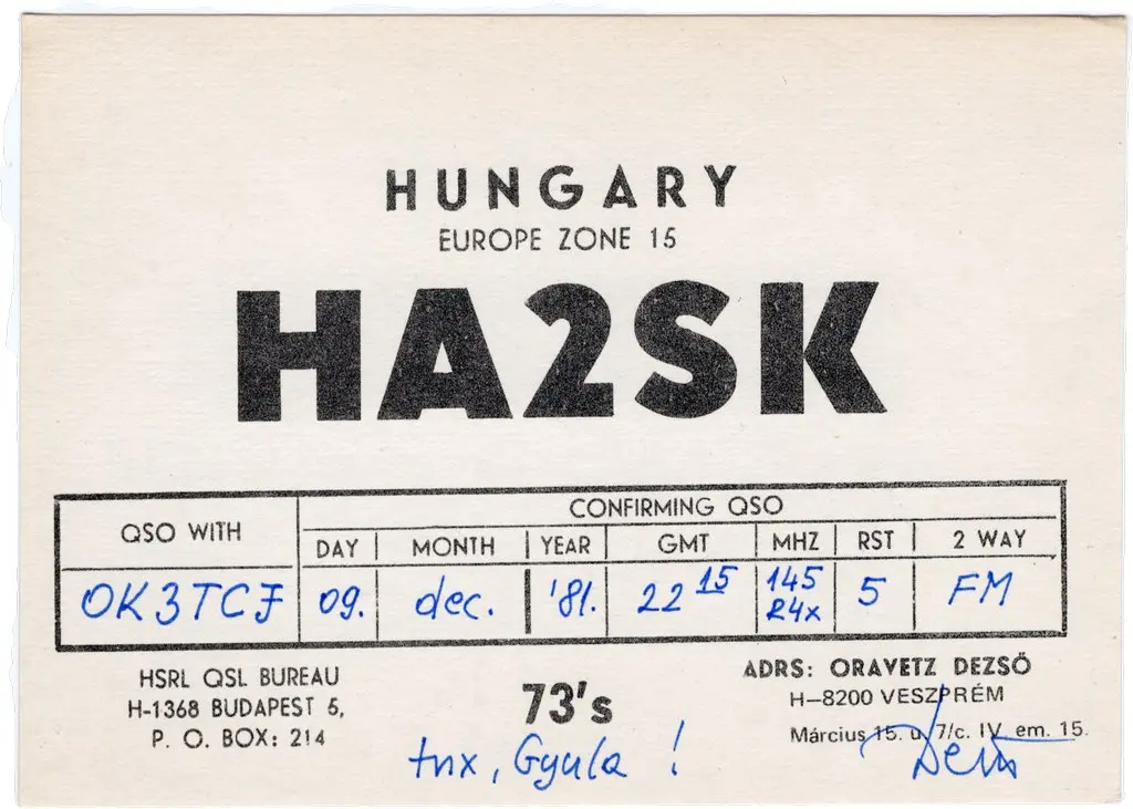 QSL lap