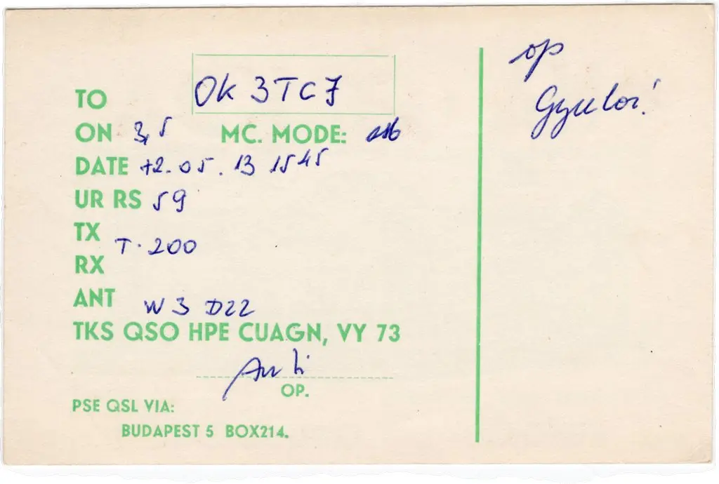 QSL lap