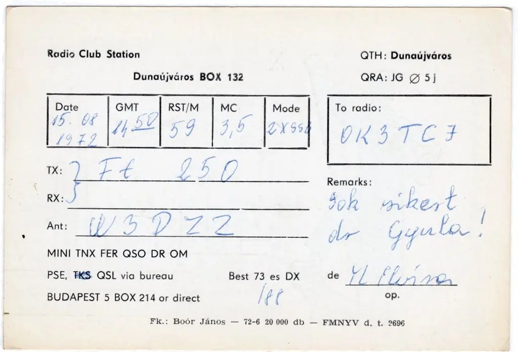 QSL lap