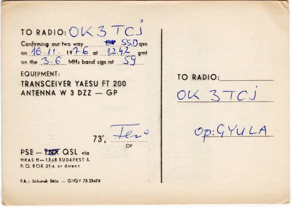 QSL lap