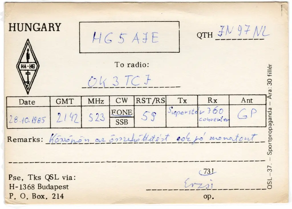 QSL lap
