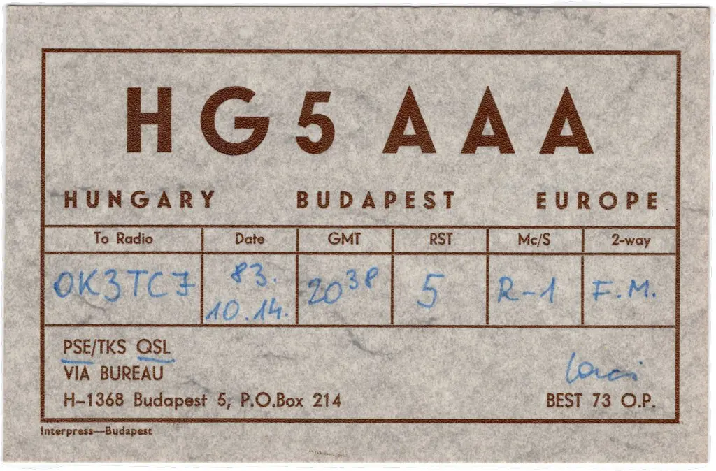 QSL lap