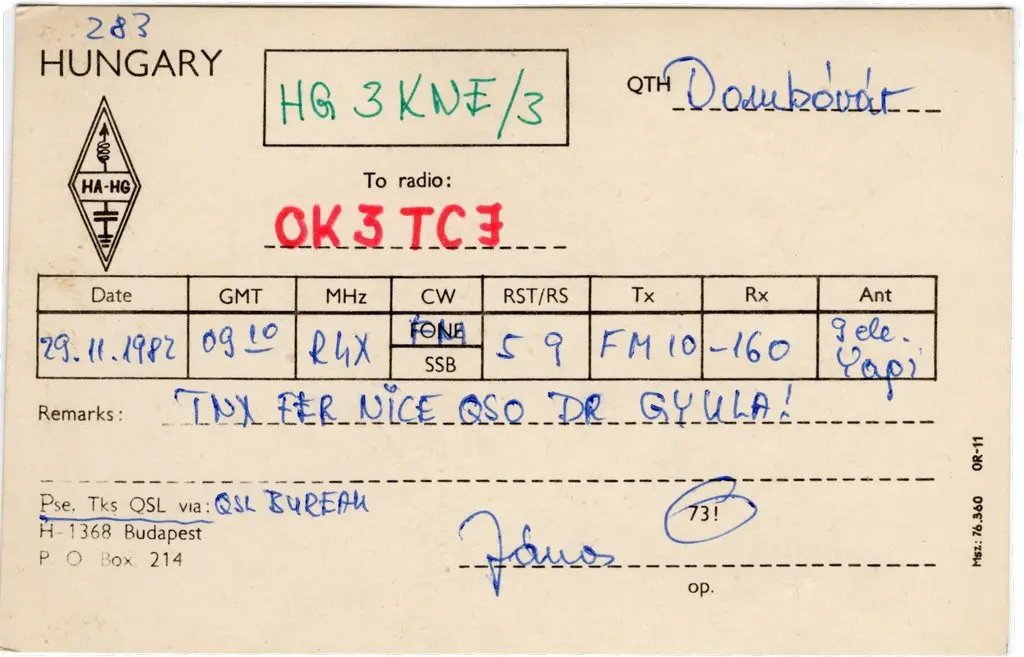 QSL lap