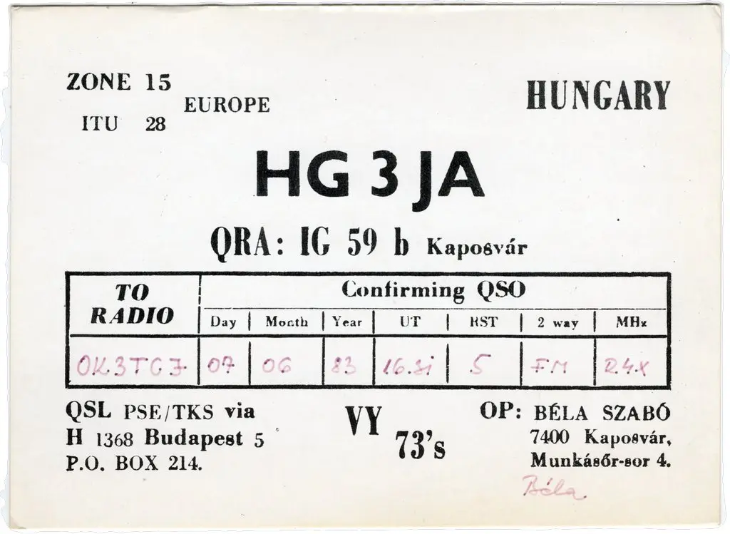 QSL lap