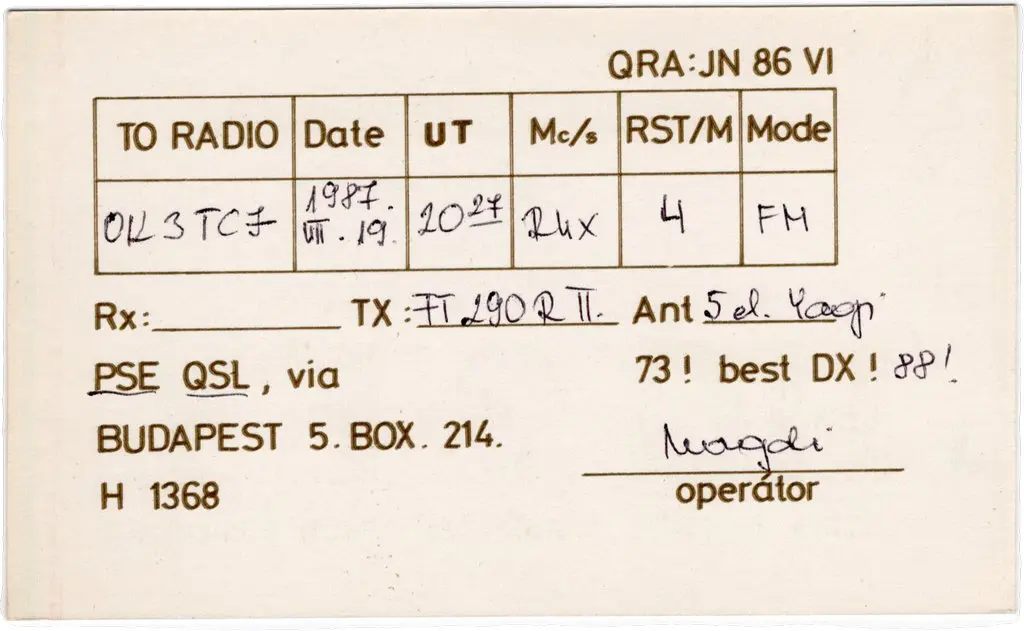 QSL lap
