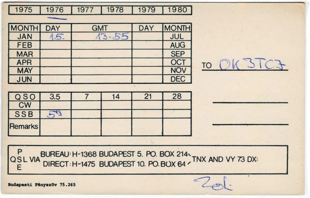 QSL lap