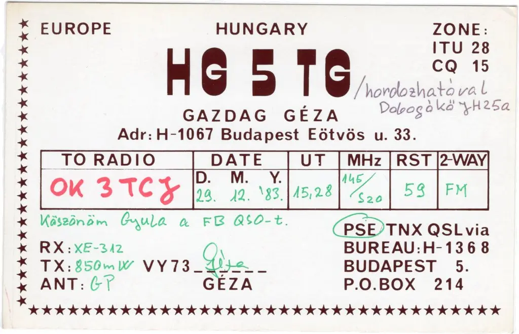 QSL lap