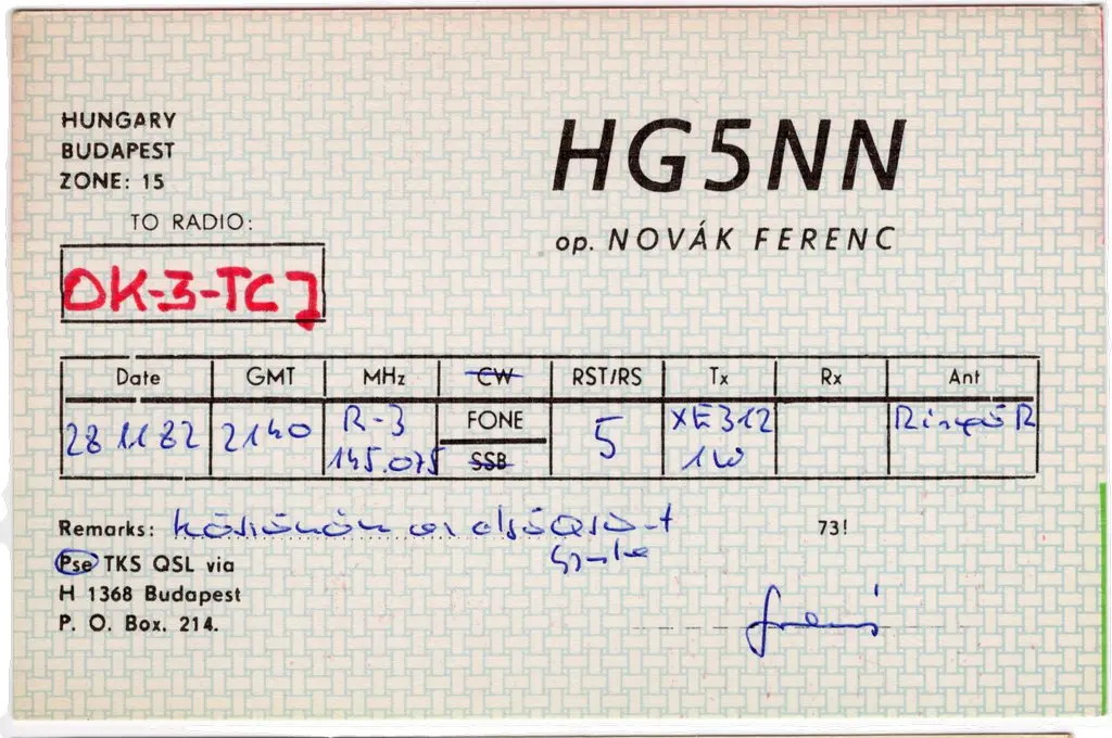 QSL lap