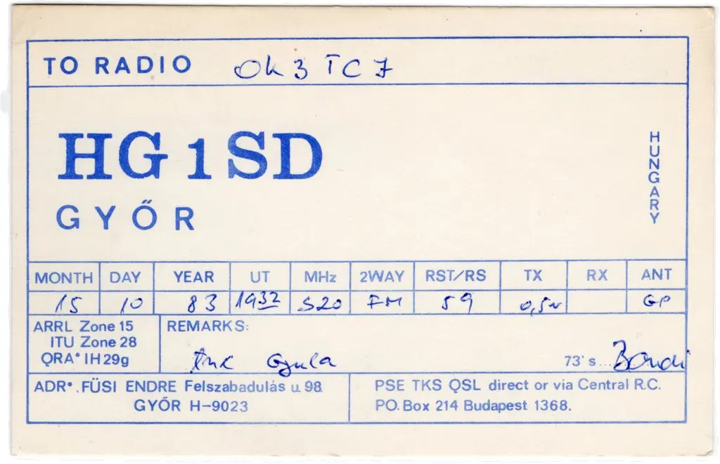 QSL lap