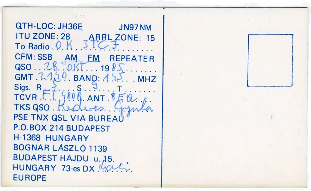 QSL lap