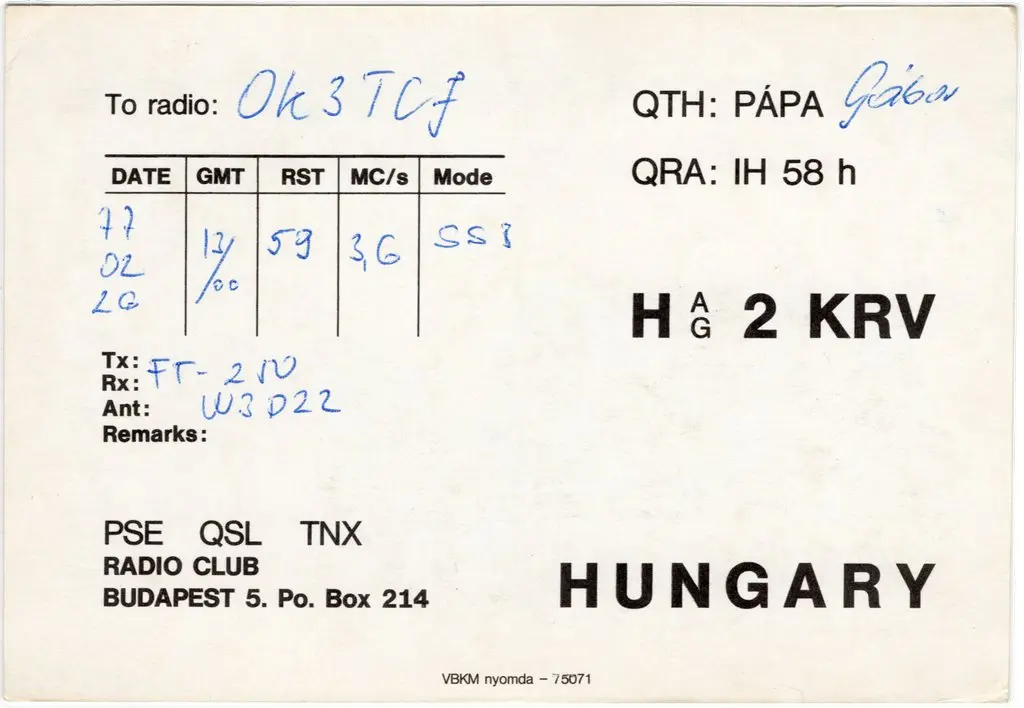 QSL lap
