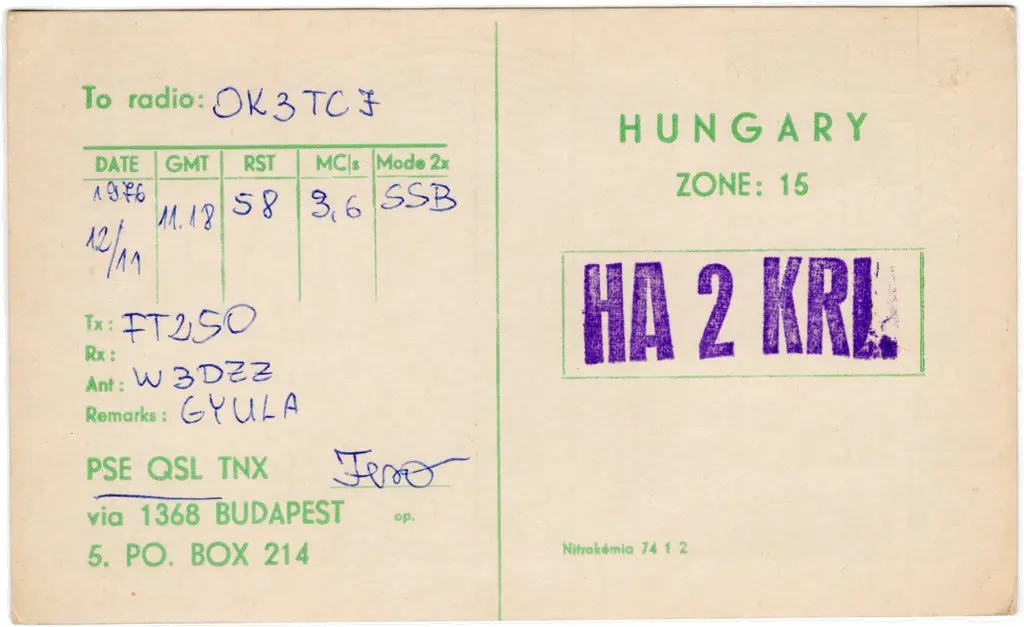 QSL lap
