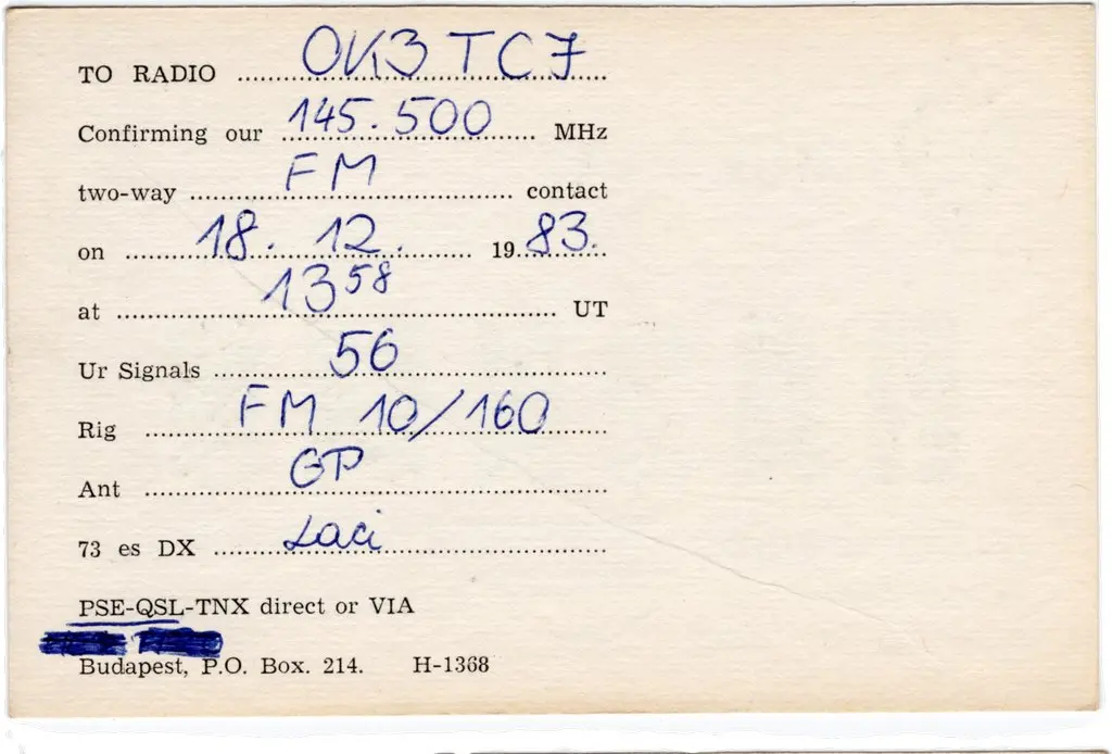 QSL lap