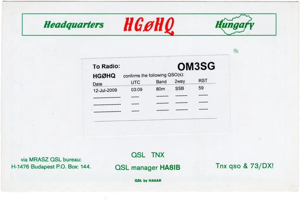 QSL lap
